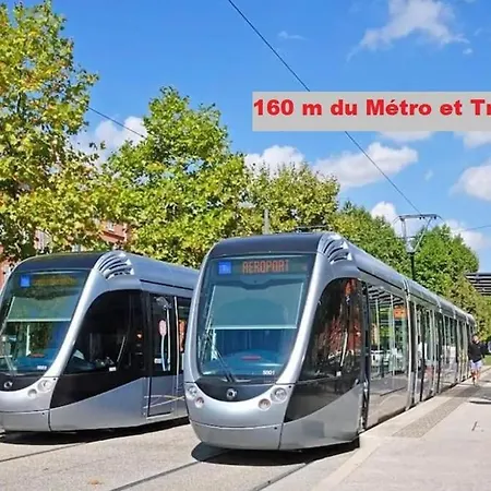 Appartement Climatise Avec La Terrasse, Deux Pas Du Metro, Stadium, Toulouse * טולוז
